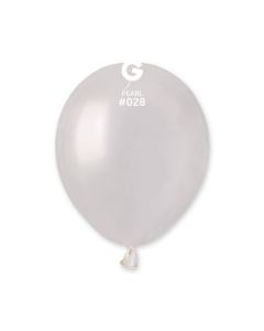 5" Pk50 Latex Balloons Metallic Pearl #028 - A50.028.50