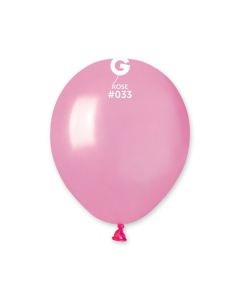 Metallic Rose 5" Latex Balloons Pk50 #033 Gemar