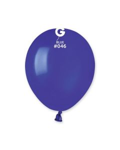 5" Pk50 Latex Balloons Blue #046 - A50.046.50