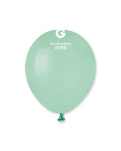5" Pk50 Latex Balloons Aquamarine #050 - A50.050.50