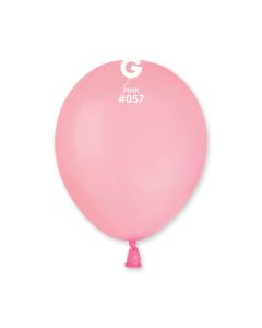 5" Pk50 Latex Balloons Pink #057 - A50.057.50