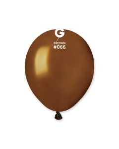 Metallic Brown 5" Latex Balloons Pk50 #066 Gemar