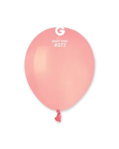 5" Pk50 Latex Balloons Baby Pink #073 - A50.073.50