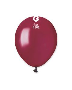 5" Pk50 Latex Balloons Vino - A50.101.50
