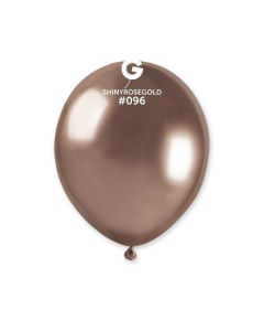 5" Pk50 Latex Balloons Shiny Rose Gold#096 - AB50.096.50