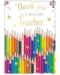 Thank You Teacher C50 Pk6 Out of the Blue