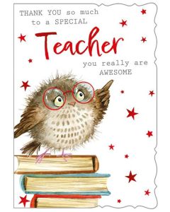 Thank You Teacher C50 Pk6 Out of the Blue