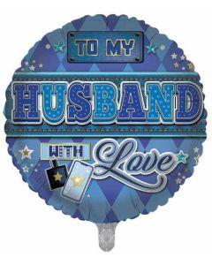 18"  Husband Round Foil Balloon Sensations