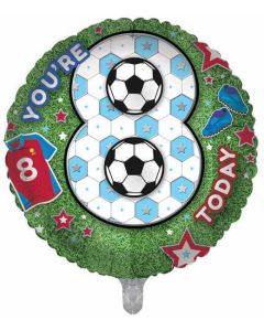 18"  Age 8 Male Round Foil Balloon Sensations