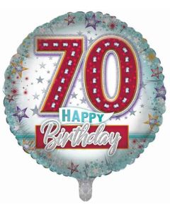 18"  Age 70 Generic Round Foil Balloon Sensations