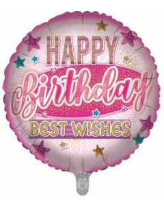 18"  Open Female Birthday Round Foil Balloon Sensations