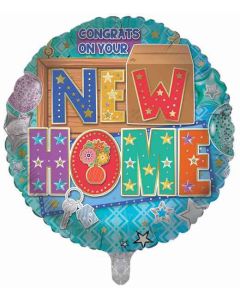 18"  New Home Round Foil Balloon Sensations
