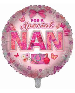 18"  Special Nan Round Foil Balloon Sensations