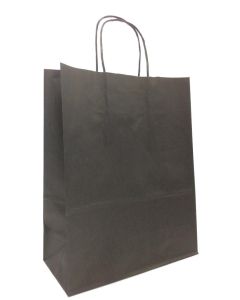 Extra Small Kraft Bag Black Pk25