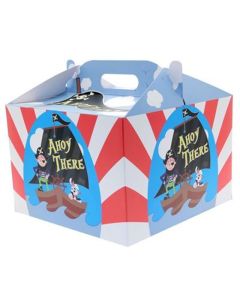 Blue, Black & Red Pirate Balloon Box Kaleidoscope