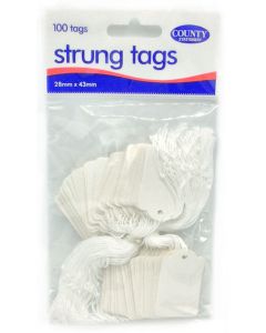 Strung Tags Pack Of 100