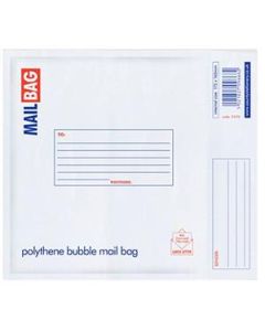 10 Small Polythene Bubble Bags 175mm x 165mm
