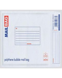 10 Small Polythene Bubble Bags 170mm x 165mm