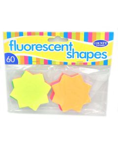Fluorescent Stars 1 Pack Of 60