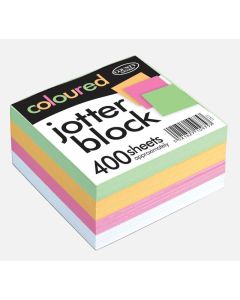 Coloured Jotter Block 400 Sheets