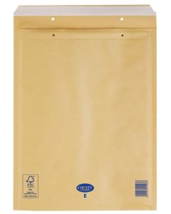 10 Manilla Bubble Envelopes Size E