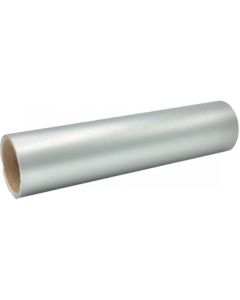 Silver Matt Vinyl 5m x 305mm Mulberry Web