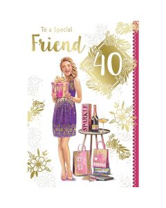Friend Age 40 C75 Pk6 Xpress Yourself