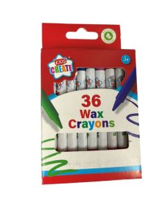 36 Wax Crayons 3+ IG Design