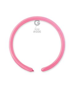 1"/2.5cm Rose Latex Modelling Balloons Pk100  #006 Gemar