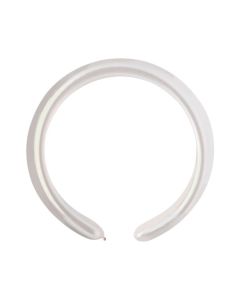 2" Pk100  Modelling Balloons White #001 - D4.001.100