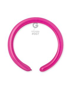 2"/5cm Fuchsia Latex Modelling Balloons Pk100  #007 Gemar