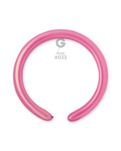2" Pk100  Modelling Balloons Metallic Rose #033 - D4.033.100