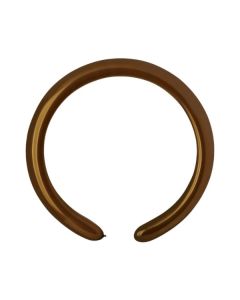 2"/5cm Brown Chocolat Latex Modelling Balloons Pk100 #048 Gemar