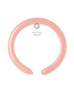 2" Pk100  Modelling Balloons Baby Pink #073 - D4.073.100