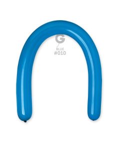 3"/8cm Blue Latex Modelling Balloons Pk50  #010 Gemar