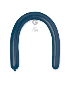 PK50 3" MODELLING BALLOONS NAVY - D6.102.50