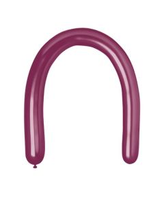 3"/8cm Shiny Pink Latex Modelling Balloons Pk50 #091 Gemar
