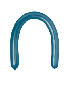3"/8cm Shiny Blue Latex Modelling Balloons Pk50 #092 Gemar