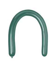 3"/8cm Shiny Green Latex Modelling Balloons Pk50 #093 Gemar
