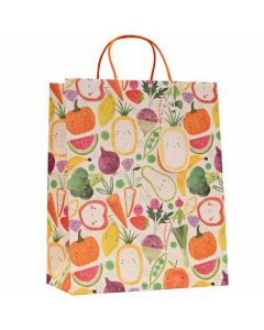 Happy Harvest Large Gift Bag 6pk Unpackaged (Partisan)