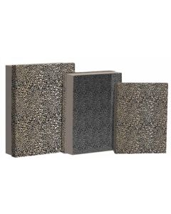 Set of 3 Shirt Boxes Jungle Toile (Partisan)