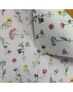Herbarium Double Sided Deluxe Flat Wrap 25 Sheets (Partisan)