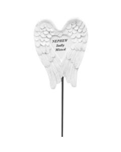 Nephew Angel Wings Memorial Stick