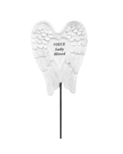 Niece Angel Wings Memorial Stick