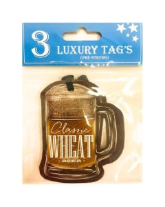 3 Luxury Gift Tags (Pre-Strung) Partisan