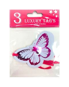 3 Luxury Gift Tags (Pre-Strung) Partisan
