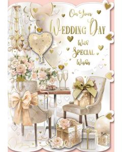 PK 6 CARDS-Wedding Day Neutral Trad - EG50020A/04