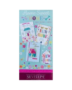 New Home Assorted Box of Cards C50 144/12Pks Silverline