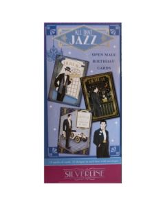 Birthday Assorted Box of Cards C50 144/12Pks Silverline