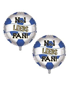 18" No1 Leeds Fan Foil Balloon